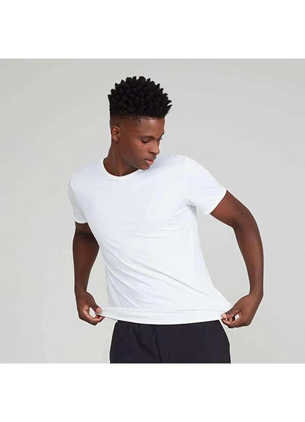 Basicamente - Camiseta Masculina Performance Branco