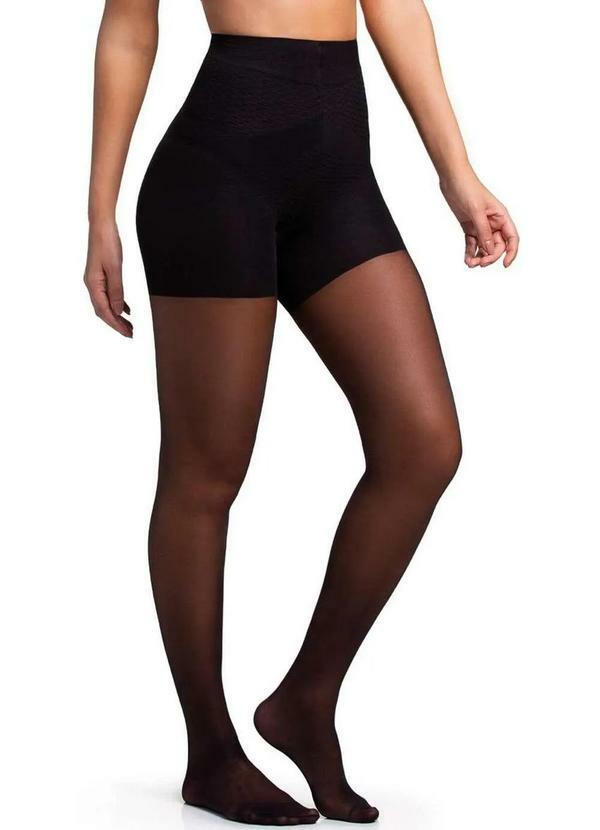 Trifil - Meia Calça Fio 20 Redutora Trifil 6937 008-Preto