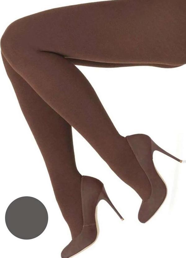 Lupo - Meia Calça Fio 80 Lã Acrílica Loba 5805-001 875-Cz.-Chumbo