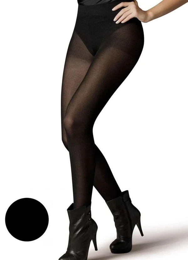 Selene - Meia Calça Fio 80 Opaca Selene 9930-001/002 550-Preto