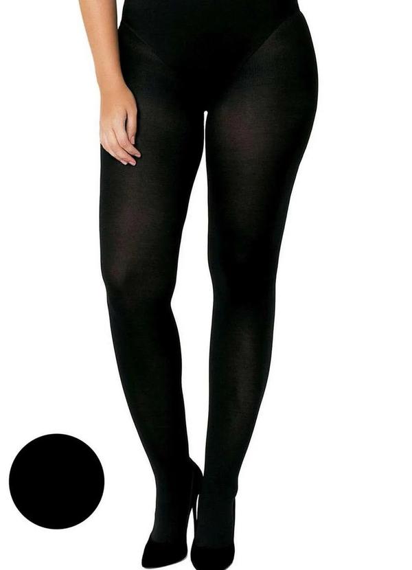 Trifil - Meia Calça Fio 80 Opaca Trifil 6352 08-Preto