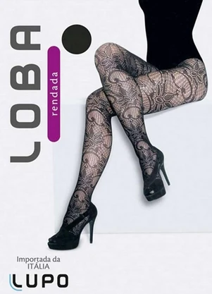 Lupo - Meia Calça Rendada Loba 5180-001 - LUPO