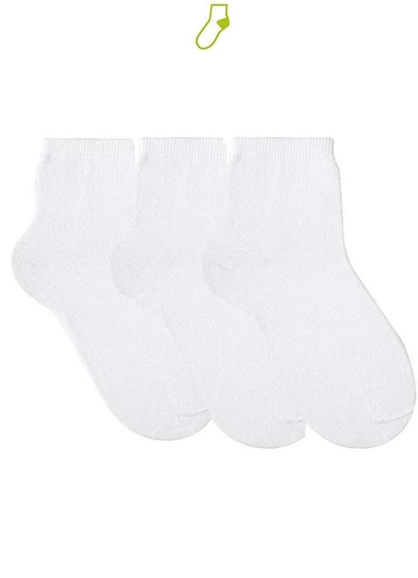 Lupo - Kit/3 Meia Lupo 4200-089 0910-Branca