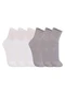 Trifil - Kit/6 Meia Trifil 8720 002-Branco/Cinza/Preto - variação: 004-Branco/Cinza