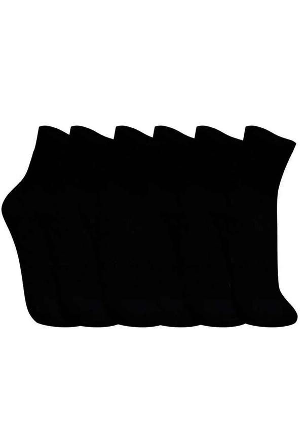 Trifil - Kit/6 Meia Trifil 8720 008-Preto