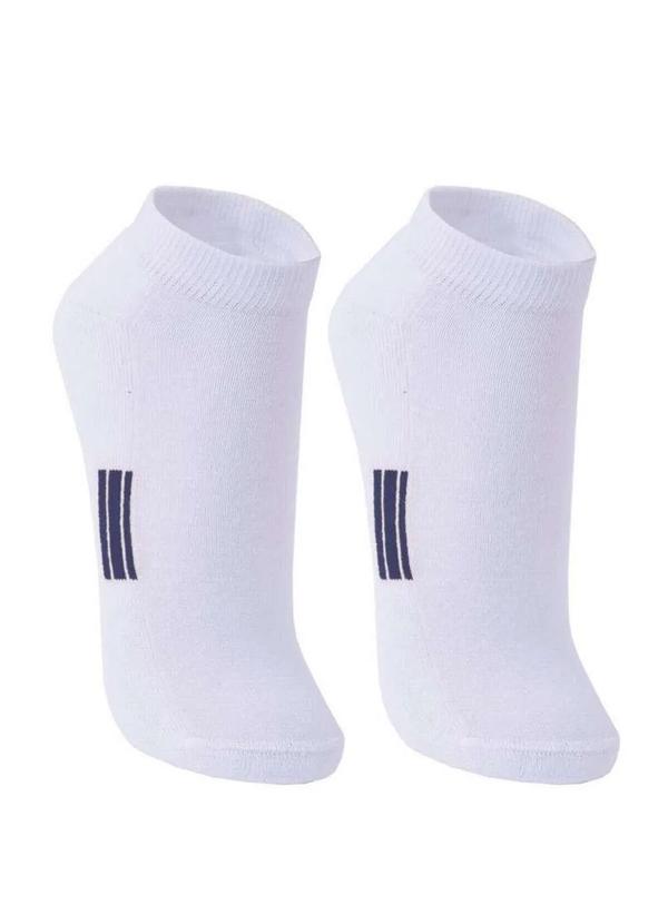 Trifil - Kit 3 pares de Meias Esportiva Cano Curto Trifil 6234 001-Branca