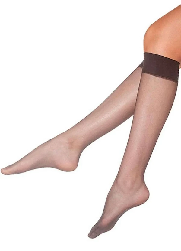 Lupo - Meia 3/4 Fio 20 Loba 5510-001 780-Brown 2