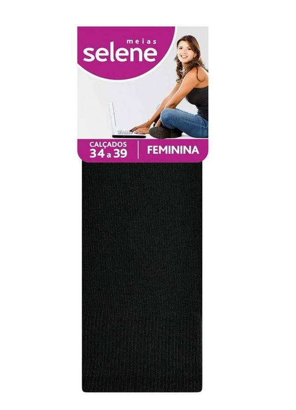 Selene - Meia 3/4 Selene 7005-001 583-Cinza-Mescla