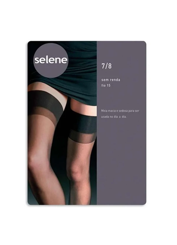 Selene - Meia 7/8 Fio 15 Selene 9007 550-Preto 2