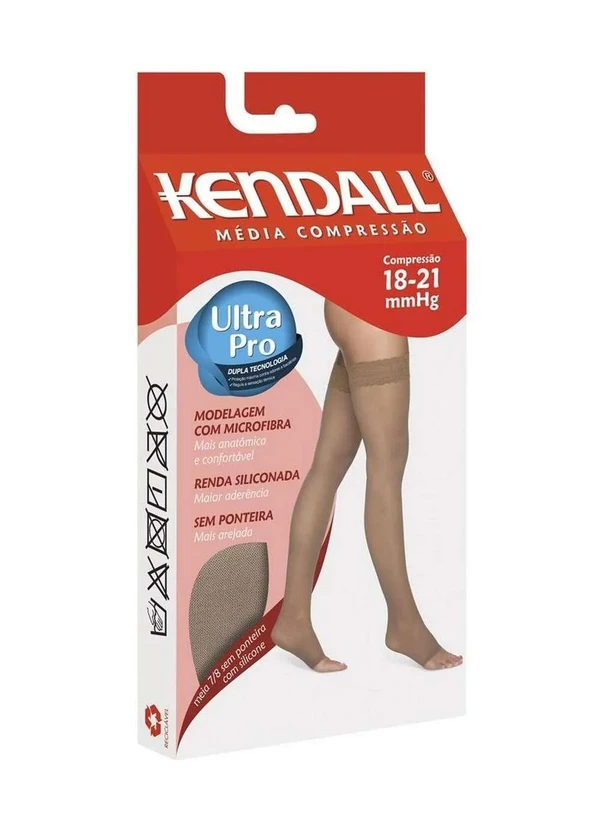 Kendall - Meia 7/8 Kendall Média Compressão sem Ponteira