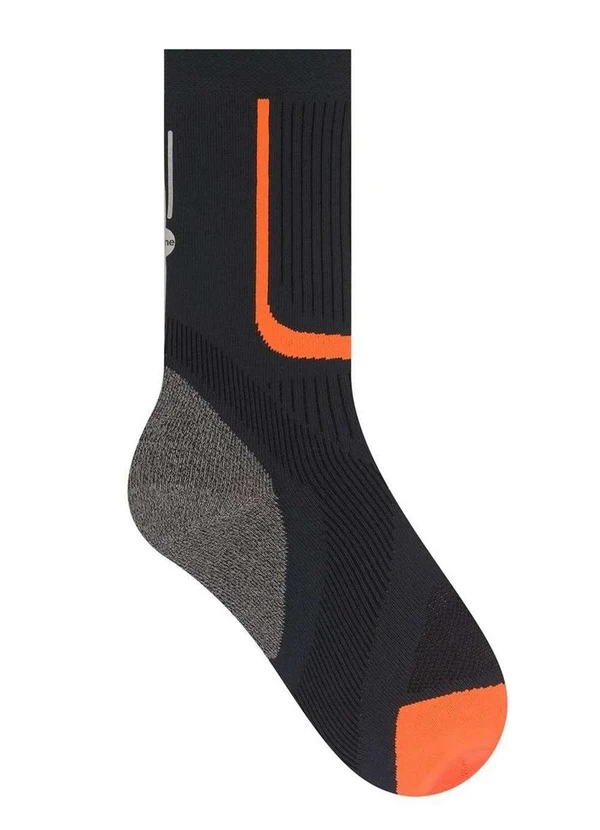 Selene - Meia Ciclismo Selene 4295-001 501-Grafite-Laranja