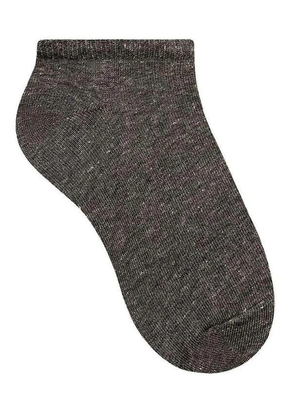 Selene - Meia Esportiva Cano Curto Selene 4000-001 598-Preto-Mescla-