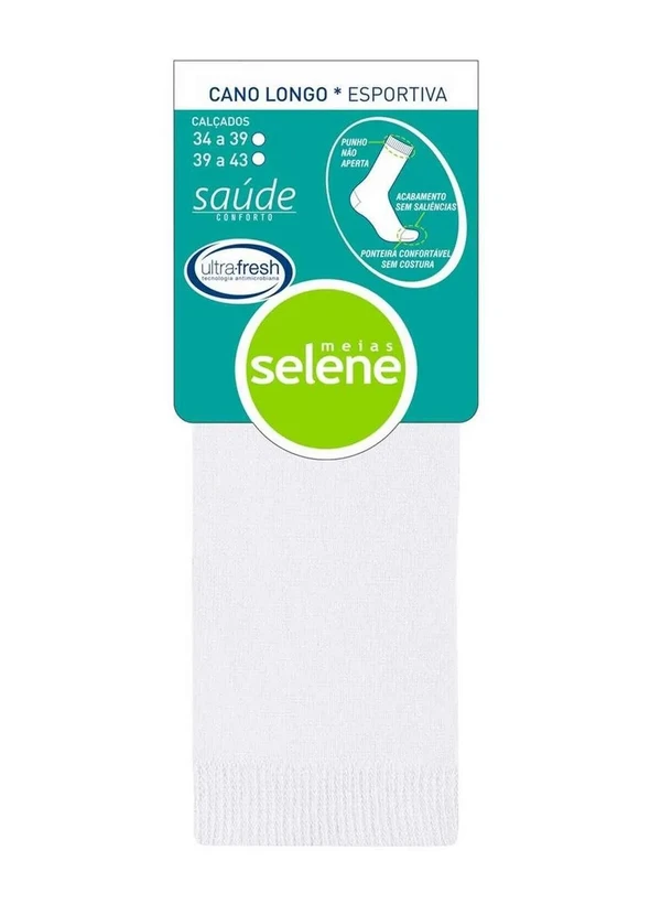 Selene - Meia Saúde Conforto Selene  6301-001 500-Branco