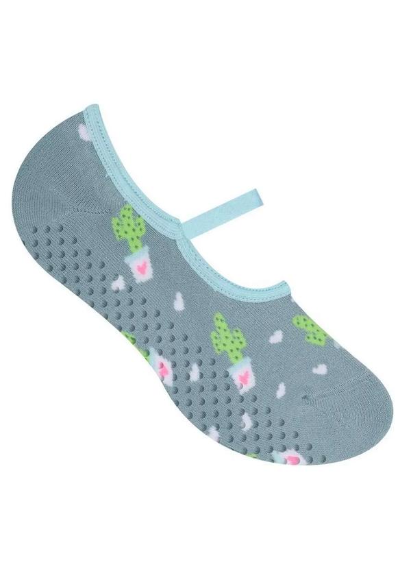 Selene - Sapatilha Antiderrapante Pilates Selene 7850-003 503-Verde-Seco