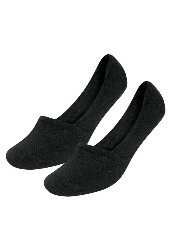 Selene - Sapatilha Invisível Selene 7760-001/002/003 550-Preto