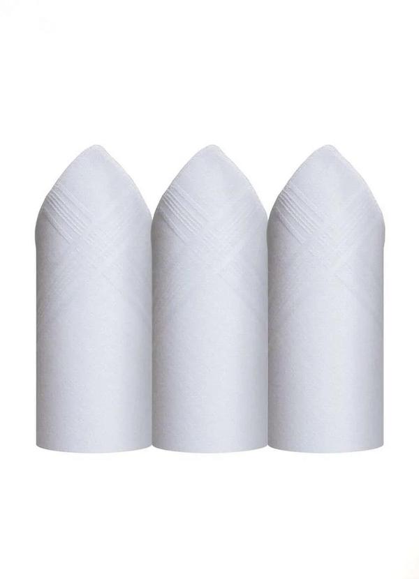 Presidente - Lenços Premier 344 C/3 Branco