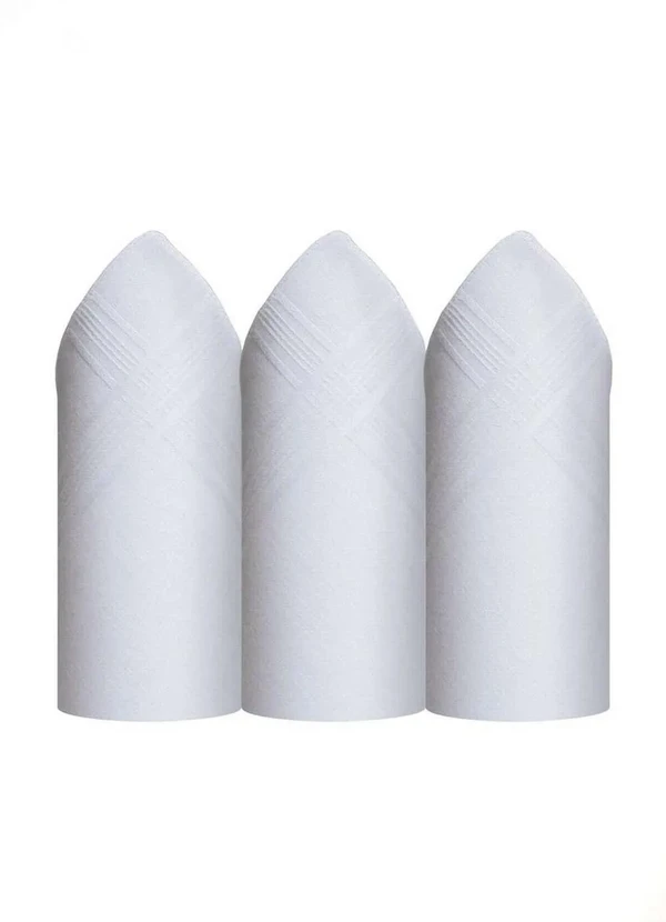 Presidente - Lenços Premier 344 C/3 Branco