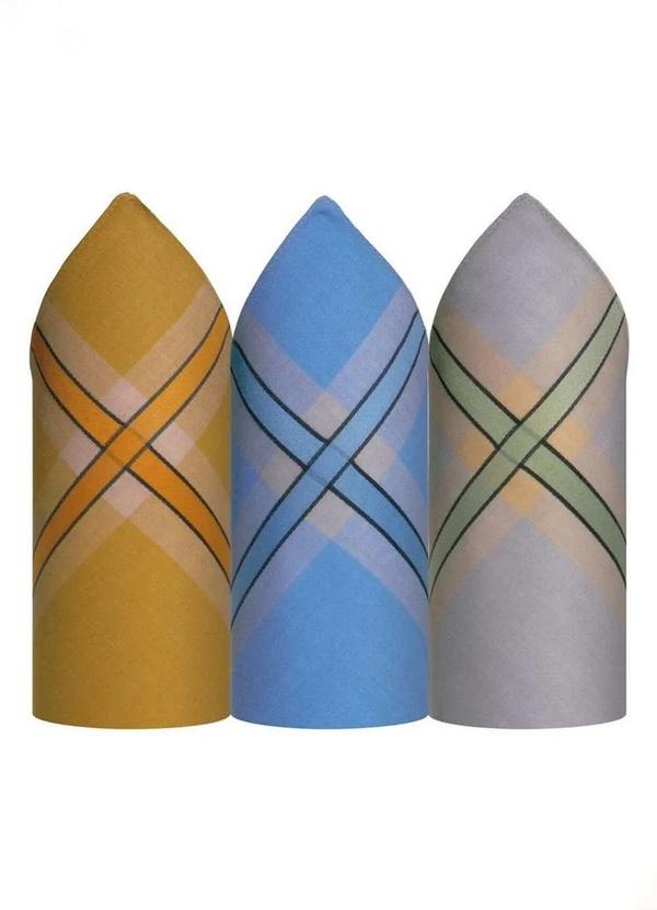 Presidente - Lenços Presidente 1172 Cx/3 Estampado