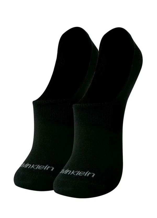 Calvin Klein - Kit 2 pares de Meias Invisível Calvin Klein C27.01