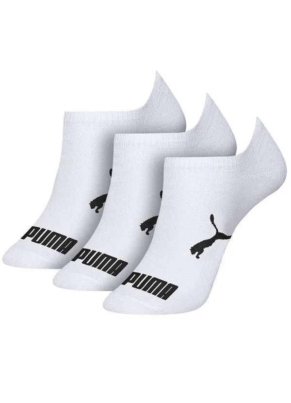 Puma - Kit com 3 Meias Puma 4515-001 999-Branco 2