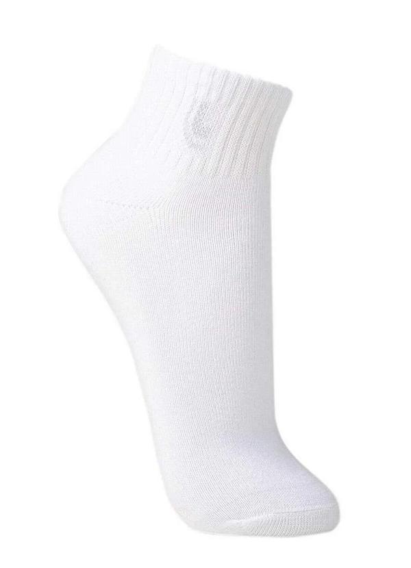 Lupo - Meia Esportiva Cano Médio Lupo 3223-001 1120-Branco