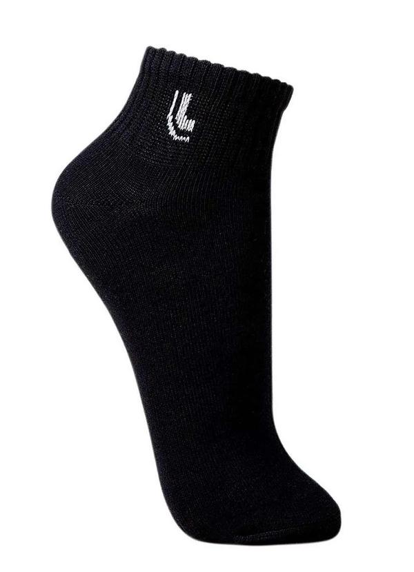 Lupo - Meia Esportiva Cano Médio Lupo 3223-001 9990-Preto