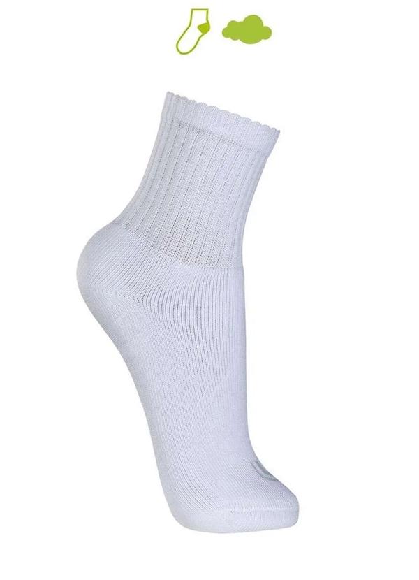 Lupo - Meia Esportiva Cano Curto Lupo 3230-042 1120-Branco