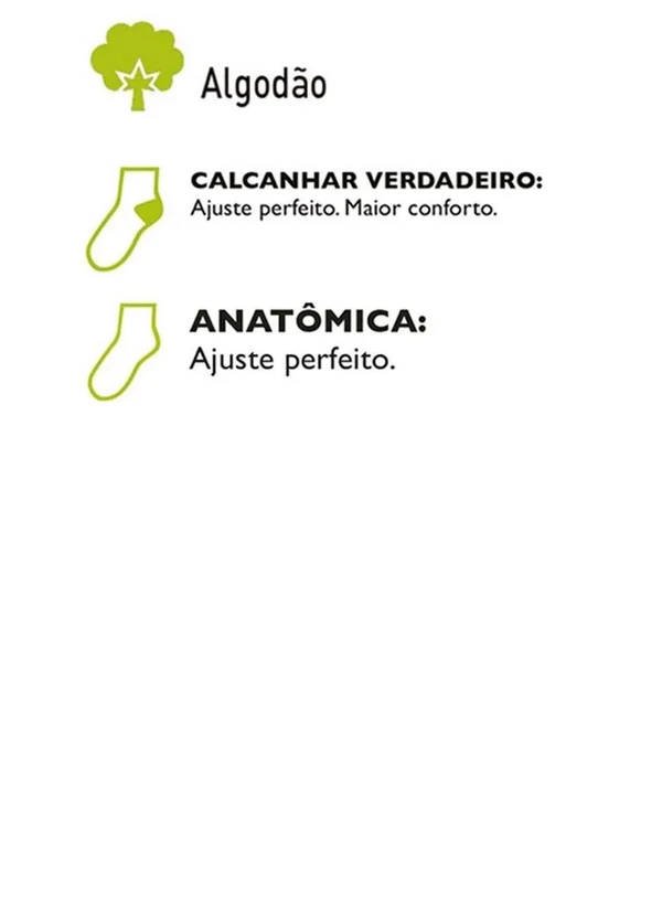 Lupo - Meia Esportiva Cano Médio Lupo 3290-009 111-Branco 2