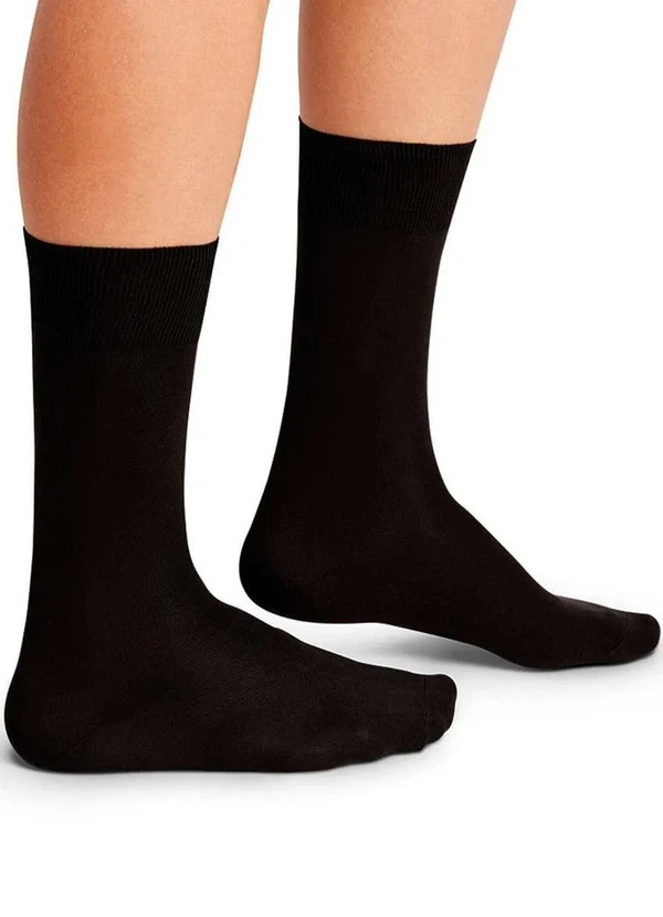 Lupo - Meia Lupo Social 1800-001 9990-Preta