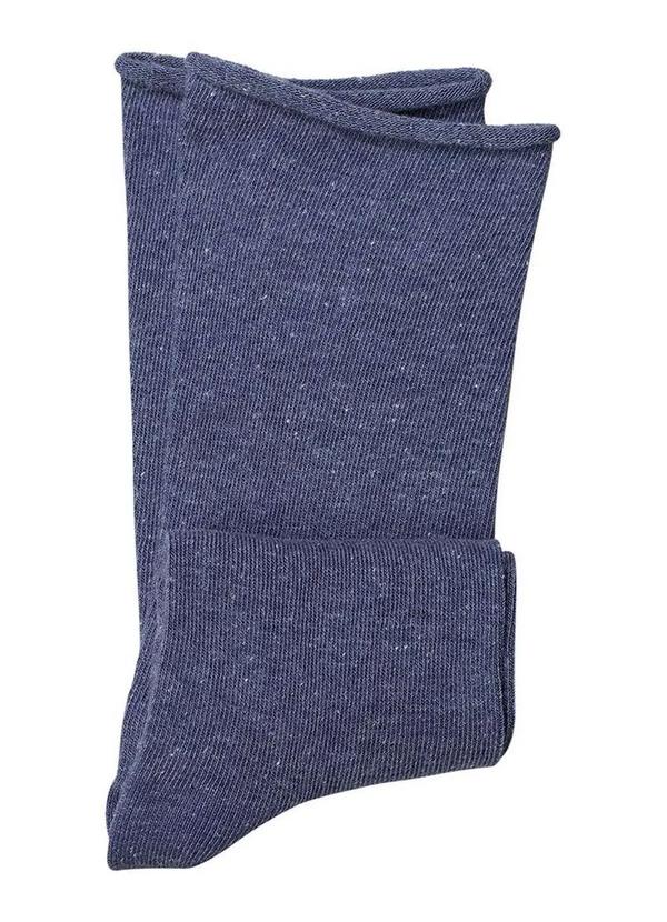 Lupo - Meia sem Punho Casual Lupo 1275-01 2891-Mescla-Jeans