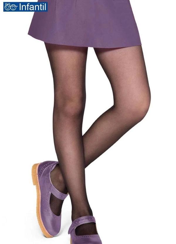 Lupo - Meia Calça Infantil Fio 20 Lobinha 2570-001 999-Preto