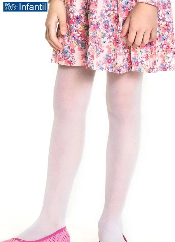 Trifil - Meia Calça Infantil Fio 20 Trifil 6851 1-Branca
