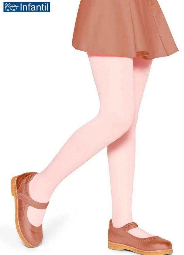 Lupo - Meia Calça Infantil Fio 40 Opaca Lobinha 2530-001 514-Rosa-Suave