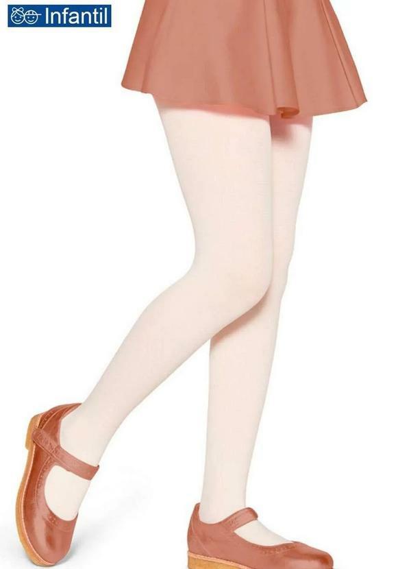 Lupo - Meia Calça Infantil Fio 40 Opaca Lobinha 2530-001 629-Perola