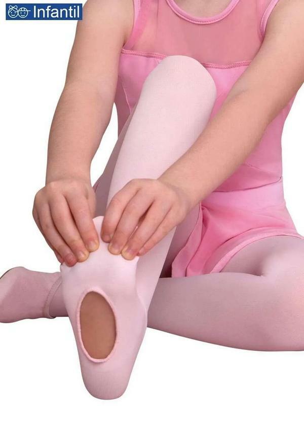 Lupo - Meia Calça Infantil Fio 60 Ballet Lobinha 2588-001 5110-Rosa