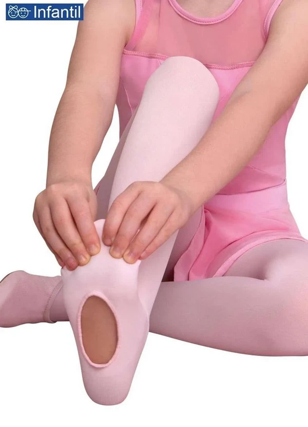 Lupo - Meia Calça Infantil Fio 60 Ballet Lobinha 2588-001 5110-Rosa