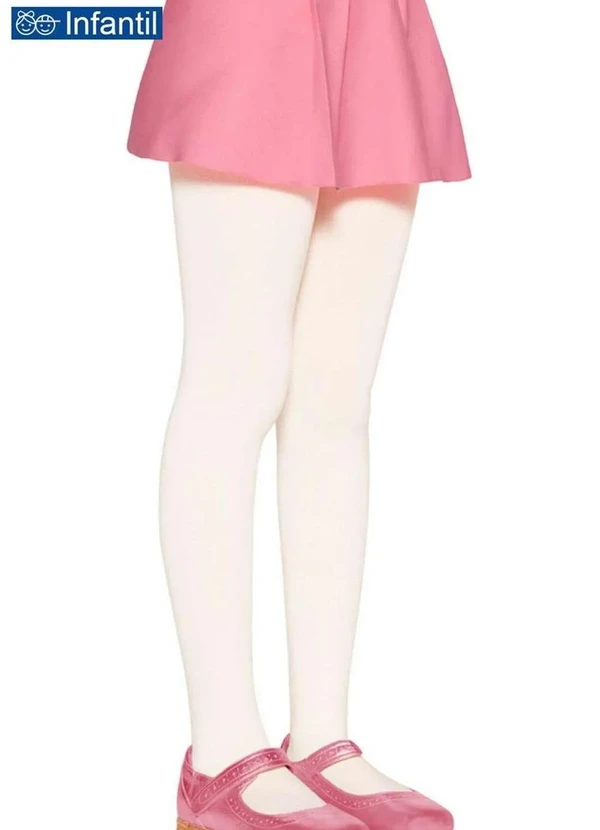 Lupo - Meia Calça Infantil Fio 80 Opaca Lobinha 2576-001 629-Perola