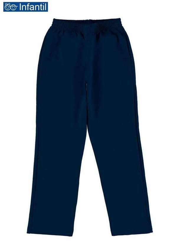 Malwee - Calça Infantil Menino Moletom Malwee 1000054202 02023-Azul-Marinho