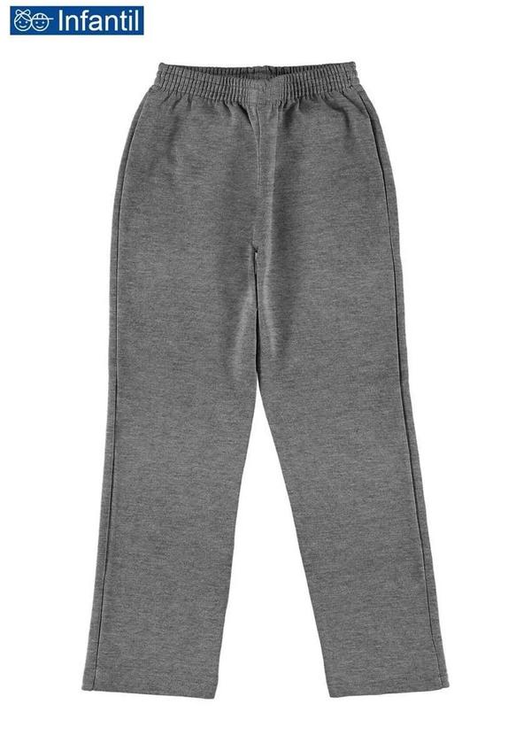 Malwee - Calça Infantil Menino Moletom Malwee 1000054202 60000-Grafite
