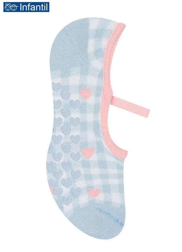 Selene - Sapatilha Infantil Antiderrapante Selene 2950-001 502-Azul-Claro