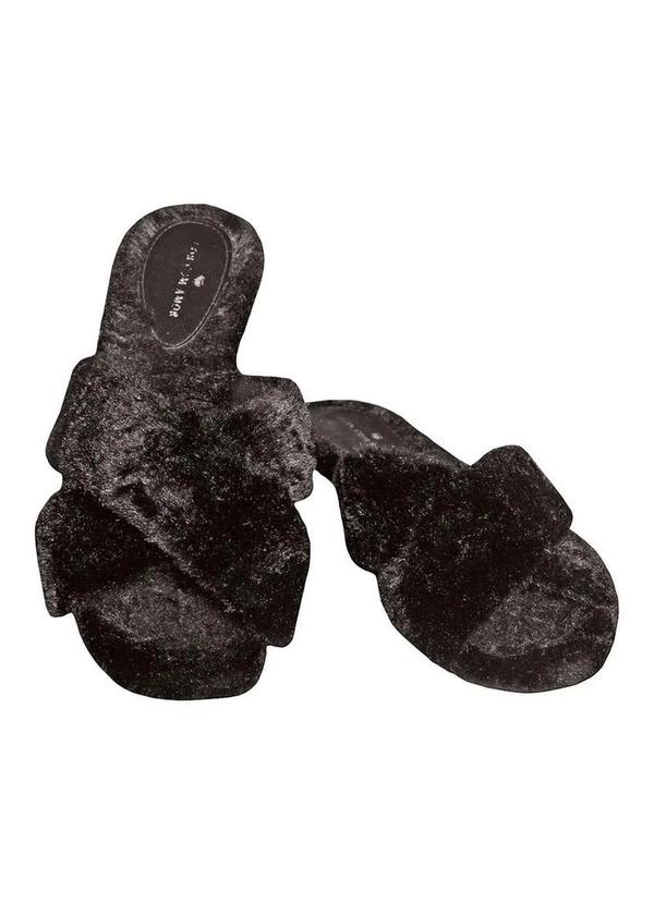 Cor com Amor - Chinelo Feminino Cor com Amor 25209 Preto