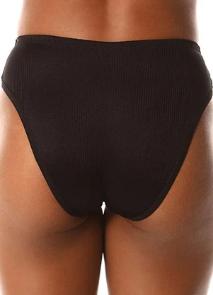 Calcinha Alta Abrupt (Preto) Demillus 56096 - DEMILLUS