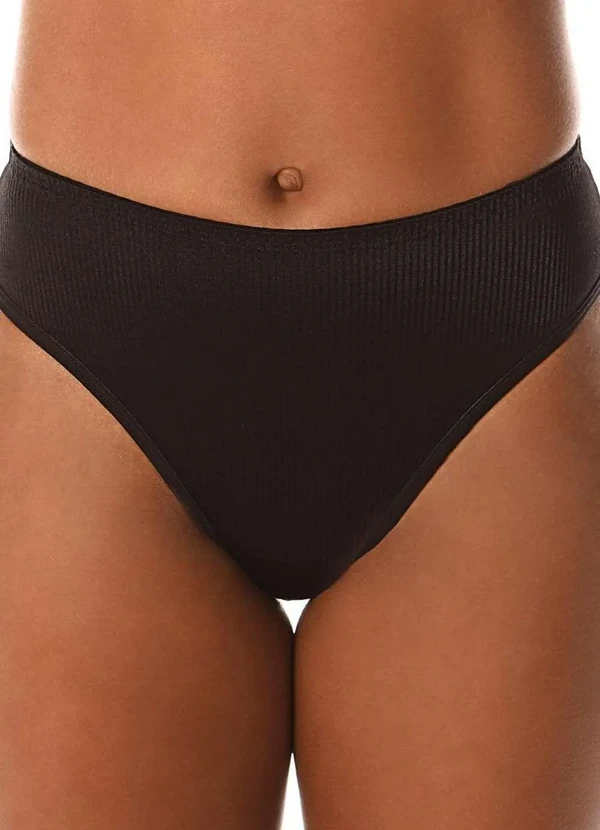 Demillus - Calcinha Alta Abrupt Demillus 56096 27-Preto