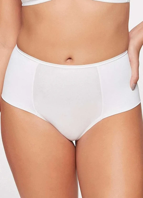 Triumph - Calcinha Alta Blissy Maxi Triumph 24965 220-Branco