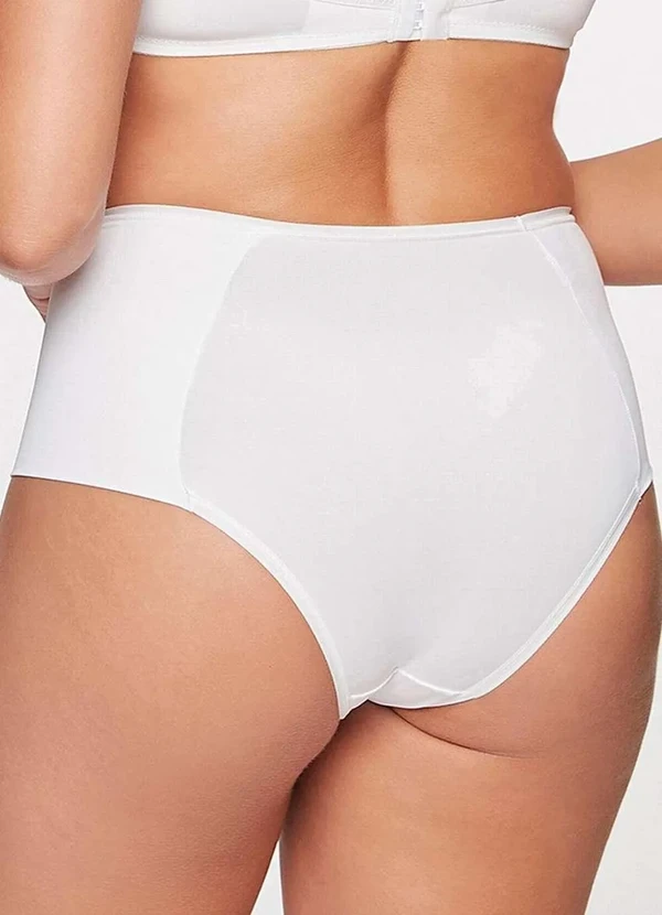 Triumph - Calcinha Alta Blissy Maxi Triumph 24965 220-Branco 3