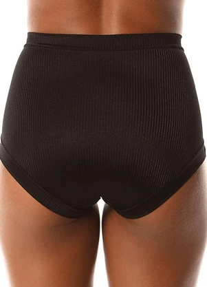 Calcinha Alta Bourbon (Preto) Demillus 26406 - DEMILLUS