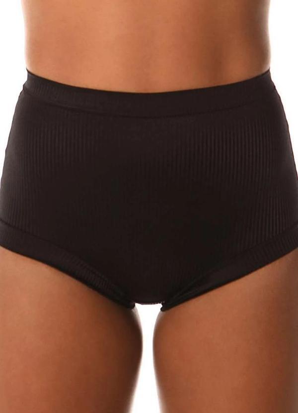 Demillus - Calcinha Alta Bourbon Demillus 26406 27-Preto