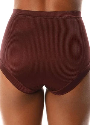 Calcinha Alta Bourbon (Marrom) Demillus 26406 - DEMILLUS