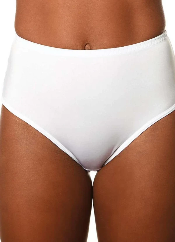 Demillus - Calcinha Alta Chanson Demillus 57850 20-Branca