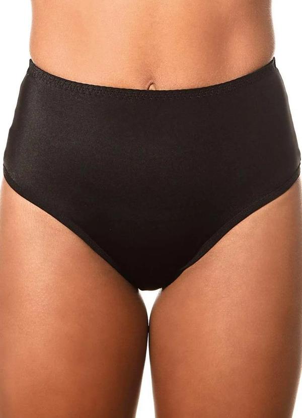 Demillus - Calcinha Alta Chanson Demillus 57850 27-Preto